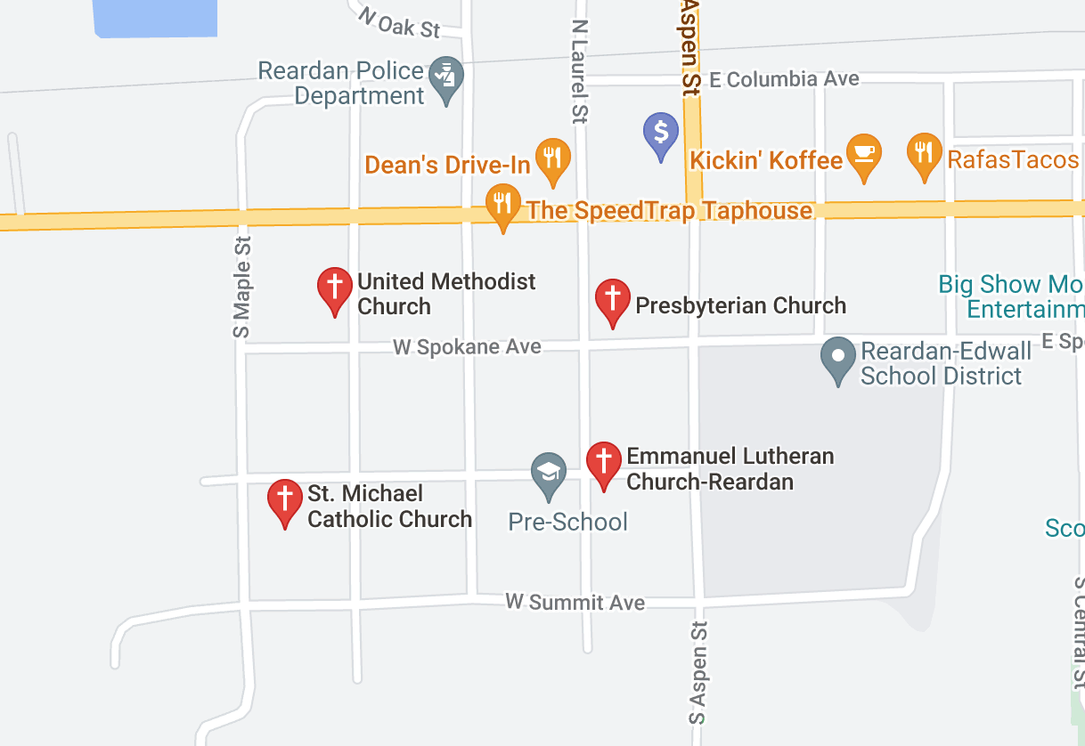 Churches in Reardan, WA